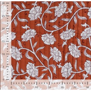 joli tissu matelassé double face - un chat sur un fil