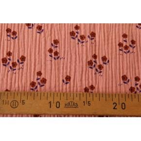 tissu double gaze - un chat sur un fil