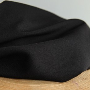 tissu polyviscose noir pour pantalon fluide