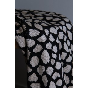 tissu léopard en jersey pour coudre des pulls fins, gilets ou robes