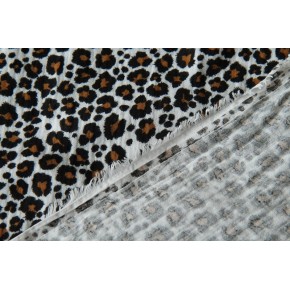 tissu double gaze - un chat sur un fil