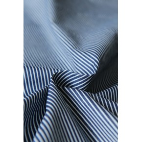 tissu jean rayé pour veste ou pantalon - un chat sur un fil