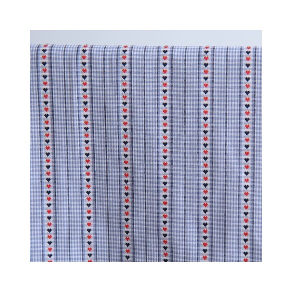 tissu en coton jacquard