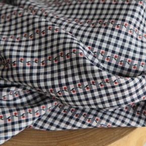 tissu en coton jacquard