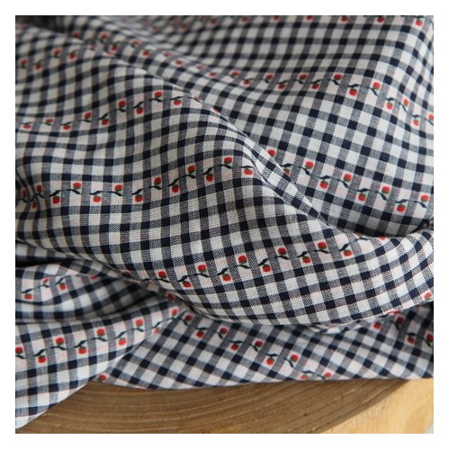 tissu en coton jacquard