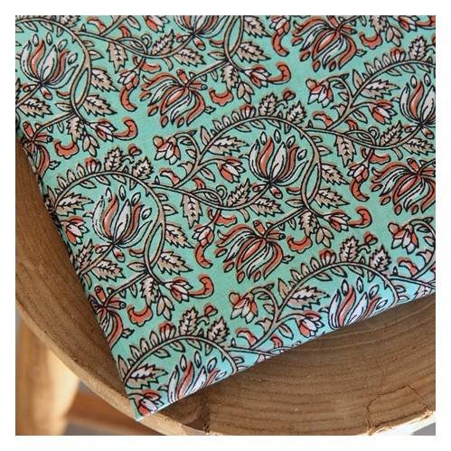 tissu indien - un chat sur fil