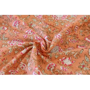 joli tissu indien rose pour coudre robe, jupe, top