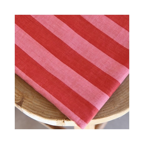 tissu indien - block print rose