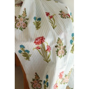 coton indien au mètre - un chat sur un fil