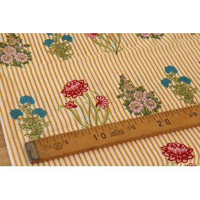 coton indien au mètre - un chat sur un fil