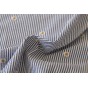 tissu broderie seersucker marine et blanc