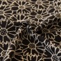 tissu en broderie anglaise - noir et écru