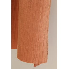 tissu en coton brique clair