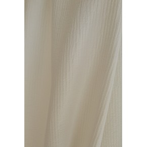 coton écru - tissu seersucker