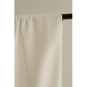 tissu seersucker - écru