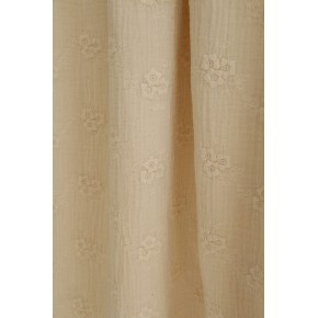 jolie double gaze brodée écrue