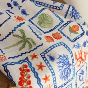 JOLIE VISCOSE carte postale - un chat sur un fil