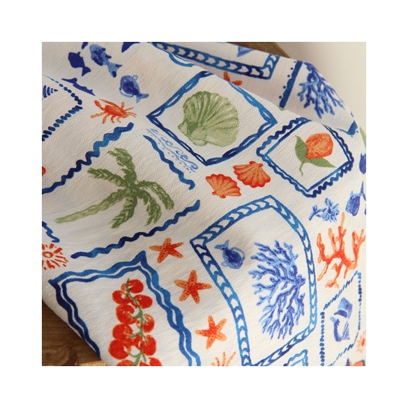 JOLIE VISCOSE carte postale - un chat sur un fil