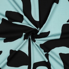 jolie viscose imprimé abstrait - un chat sur un fil