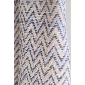 tissu coton imprimé chevrons - jacquard au mètre