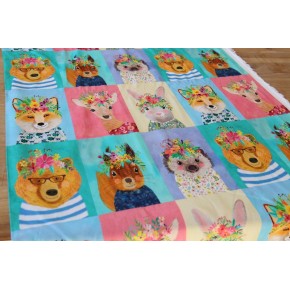 joli tissu en coton - motif enfant