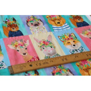 coton imprimé enfant pour coudre des accessoires pour bébé