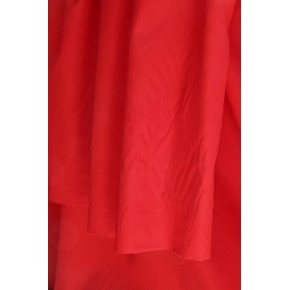 coton uni rouge vif - un chat sur un fil