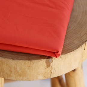 coton uni rouge orange - un chat sur un fil