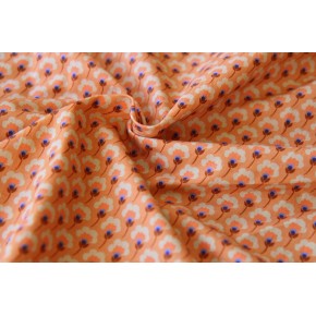 joli coton imprimé en France - un chat sur un fil