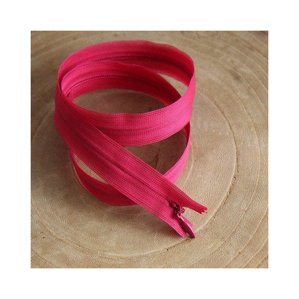 Fermeture Eclair invisible rose fuchsia - un chat sur un fil