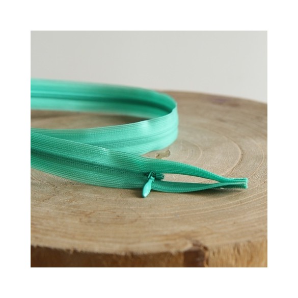 fermeture invisible vert mint 60 cm - un chat sur un fil