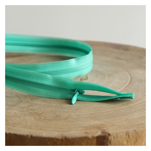 fermeture invisible vert mint 60 cm - un chat sur un fil