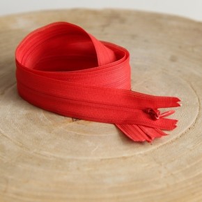 fermeture invisible rouge 65 cm - un chat sur un fil