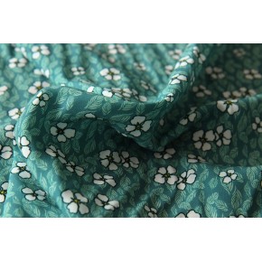 jolie viscose imprimé fleurs - un chat sur un fil