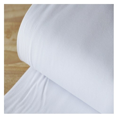 jersey coton bio blanc