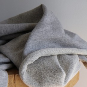 collection upcycling - french terry gris chiné