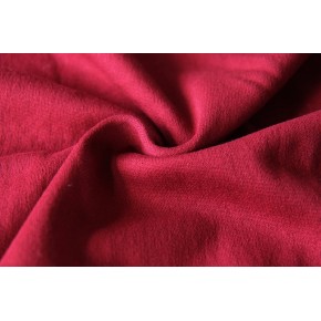 tissu french terry bordeaux - upcyclé