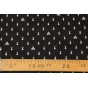 coton imprimé noir avec motifs hermine et triskell