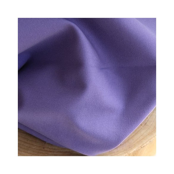 coton gabardine lourde - moleskine lilas