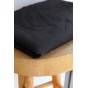 tissu lin noir upcyclé - stocks dormants