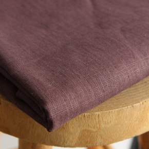 joli tissu en lin - marron
