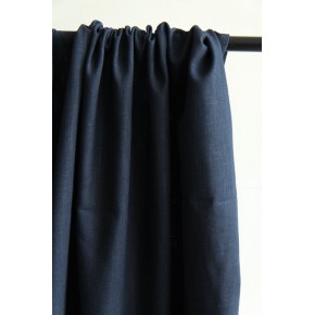 tissu lin marine pour vestiaire d'été - un chat sur un fil