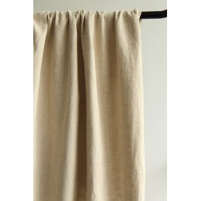 tissu en pur lin naturel - un chat sur un fil