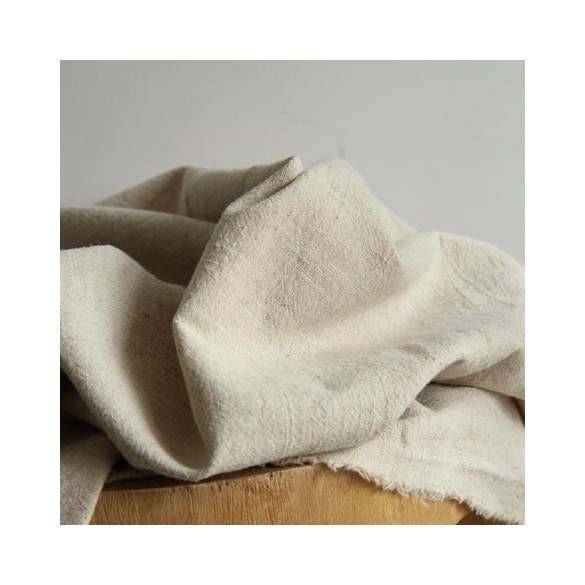 tissu lin avec de la tenue - un chat sur un fil mercerie