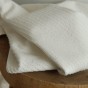 Gabardine coton en relief écru
