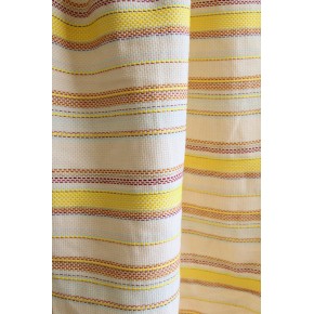 collection upcycling - tissu jacquard rayé