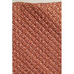 joli matelassé coton graphique ethnique - un chat sur un fil