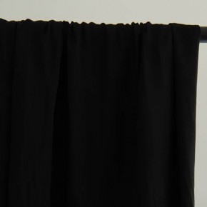 tissu voile de viscose - noir