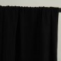 tissu voile de viscose - noir