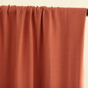 tissu fin et fluide - viscose terracotta